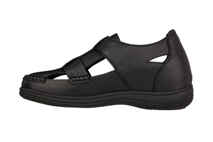K2661 - 3.2 Inches Taller (Black) - Casual Fisherman Sandals