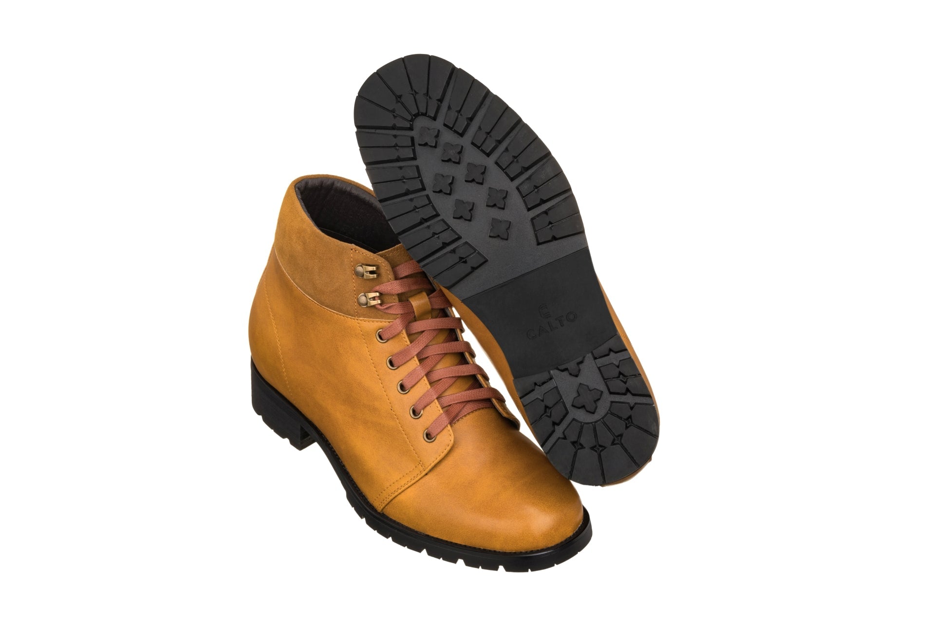 K9361 - 3.3 Inches Taller (Brown) - Men's Boots