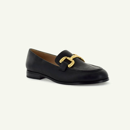 Georgina: Classic Loafer - Black