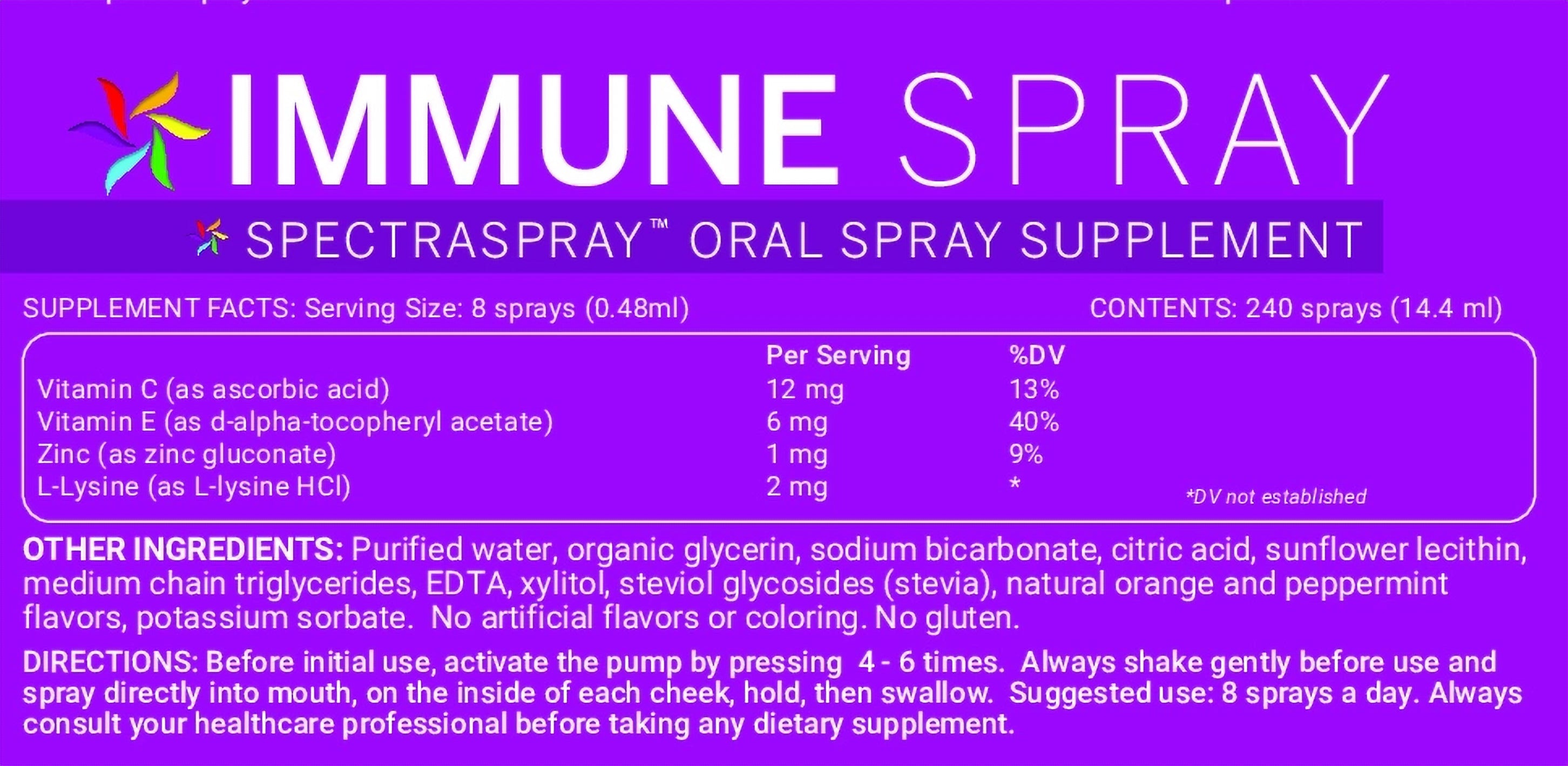 IMMUNE+ VITAMIN C Supplement Spray