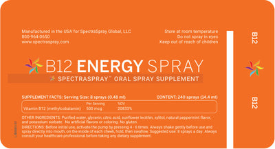 WORKOUT POWER B12 + CoQ10 Supplement Spray