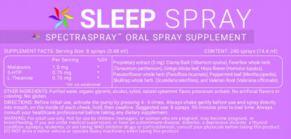 3 SLEEP + 1 STRESS Supplement Spray