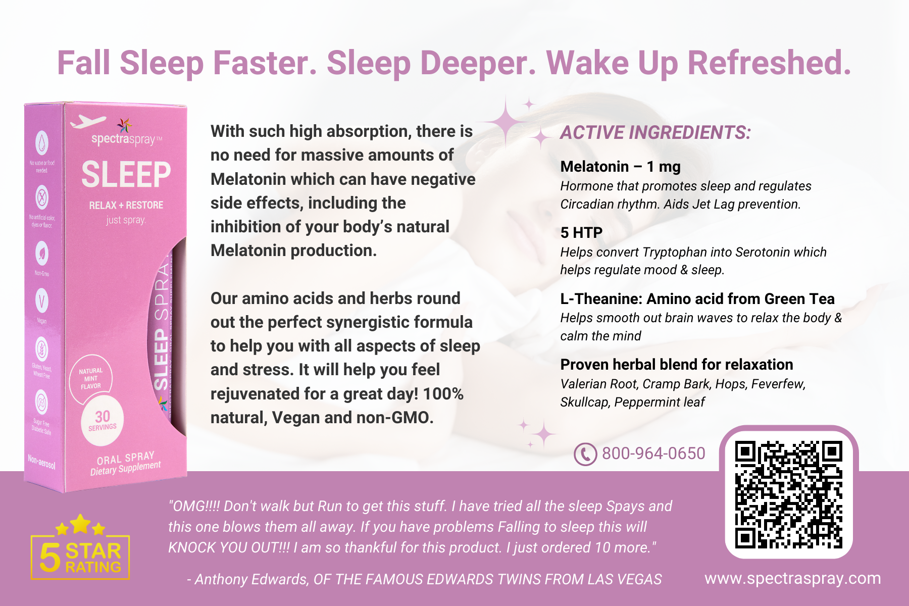 SLEEP - Melatonin Supplement Spray