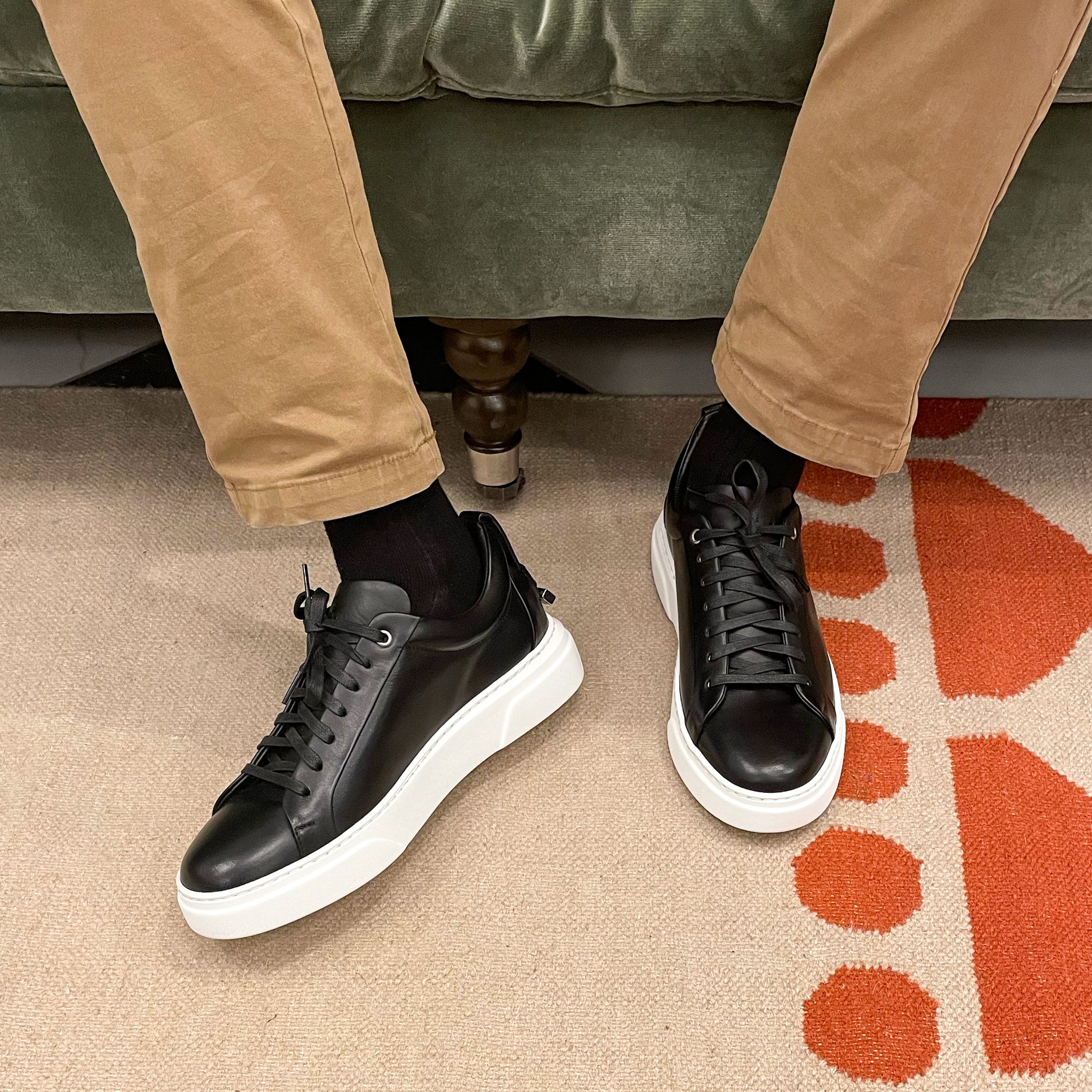 Men's Figaro - Black Sneakers