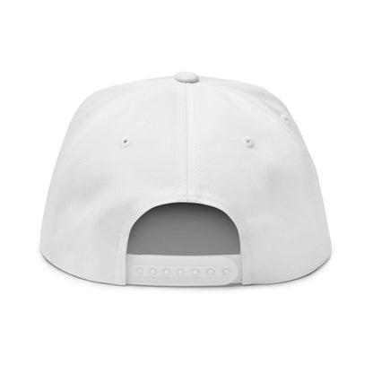 Flat Bill Cap – Classic High-Profile Snapback Hat