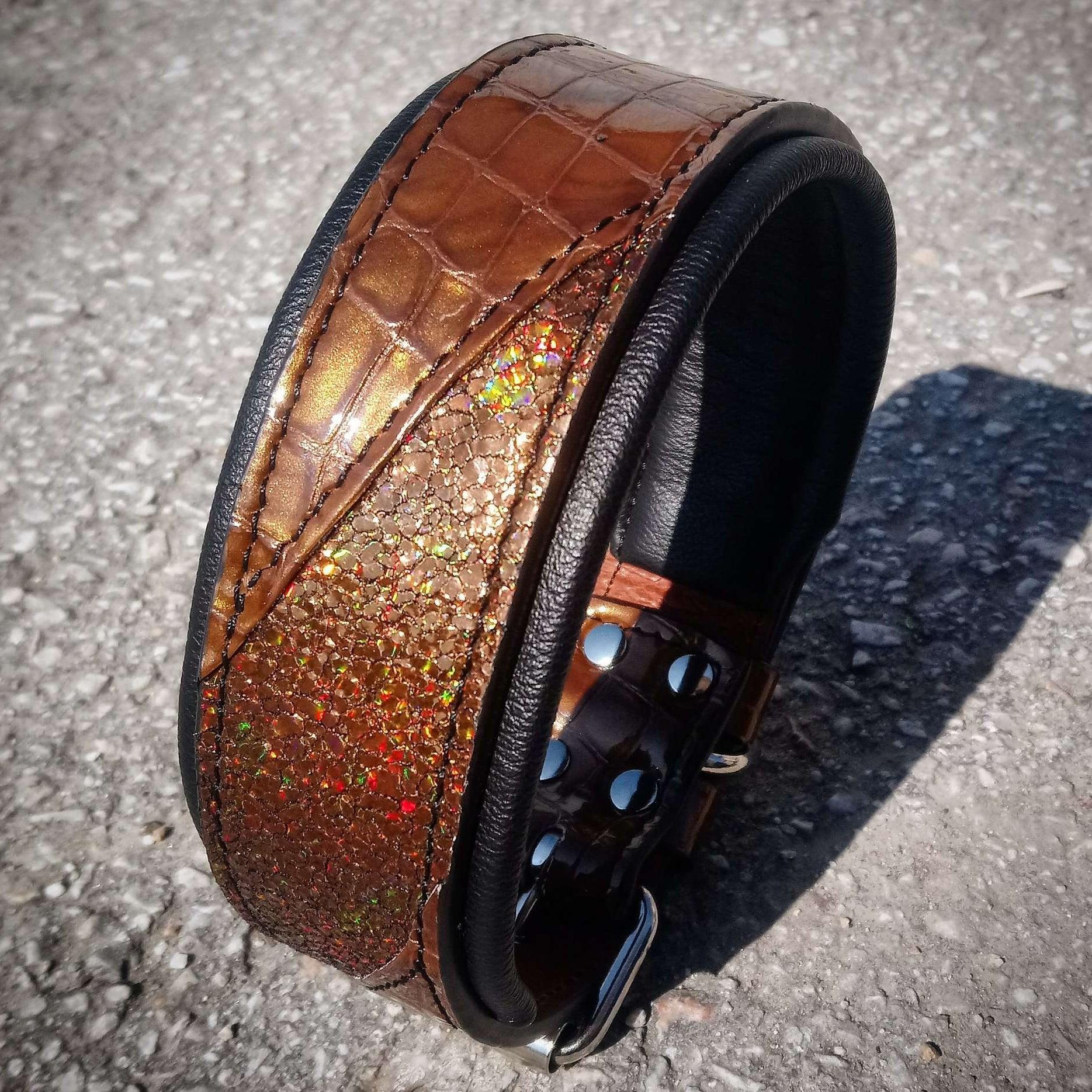 The "Korona" Dog Collar. Brown
