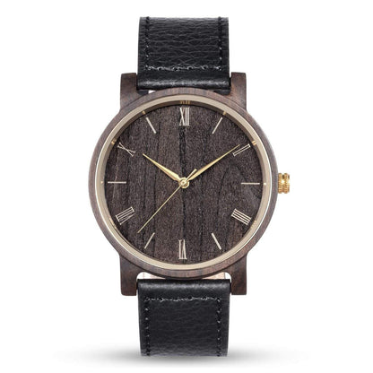 Groomsmen Set Of 10 Wooden Watches Black Arce