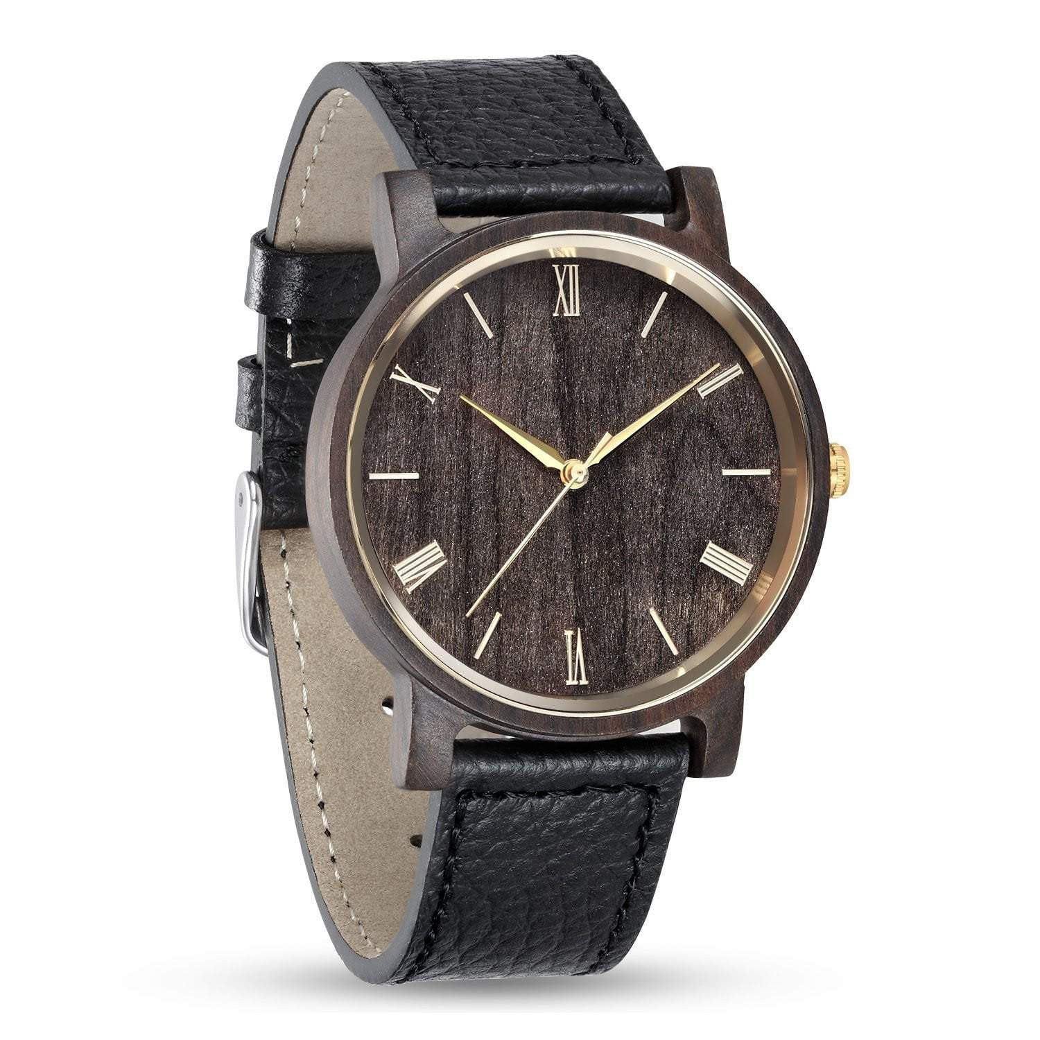 Groomsmen Set Of 10 Wooden Watches Black Arce