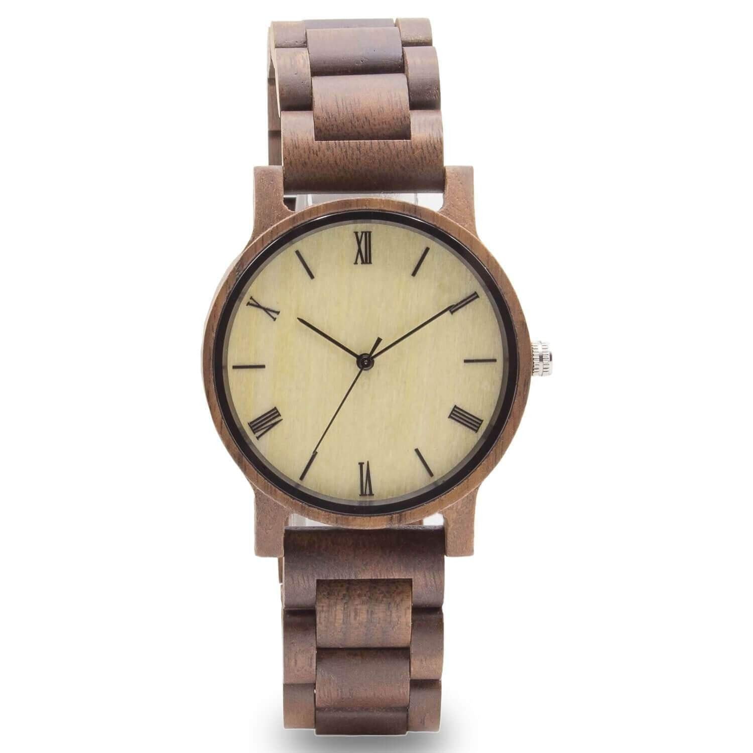 Groomsmen Set Of 11 Wooden Watches - Walnut Arce