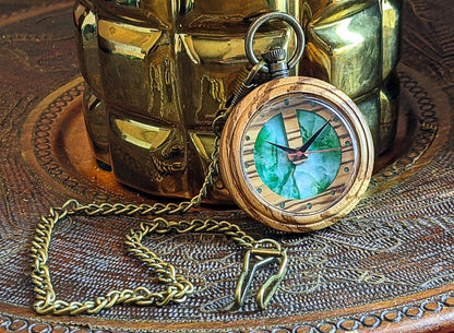 Groomsmen Set of 12 Wooden Pocket Watch | Arce