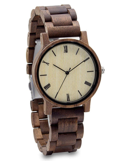 Groomsmen Set Of 4 Wooden Watches - Walnut Arce