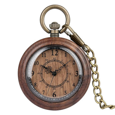 Groomsmen Set of 6 Wooden Pocket Watch | Clasico
