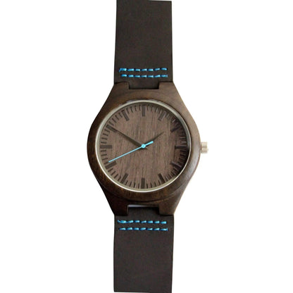 Groomsmen Set Of 6 Wooden Men's Watches - Blue Energico