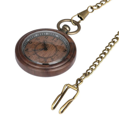 Groomsmen Set of 7 Wooden Pocket Watch | Clasico