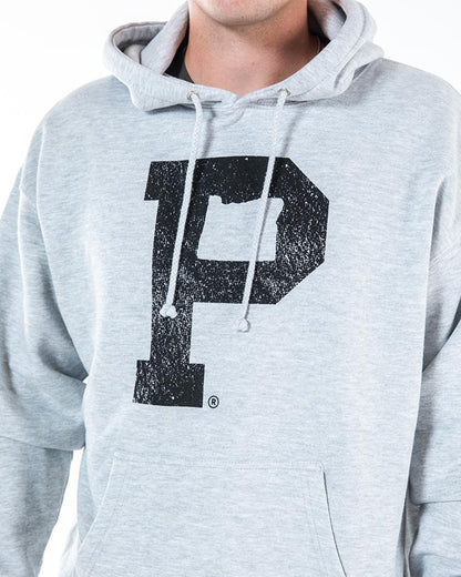 Soft-Blend "P" Hoodie - Grey