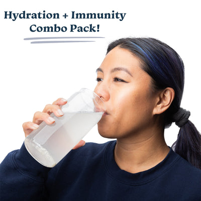 Lemon-Lime Daily Hydration & Strawberry Daily Immune Support (4) Tube Combo Pack
