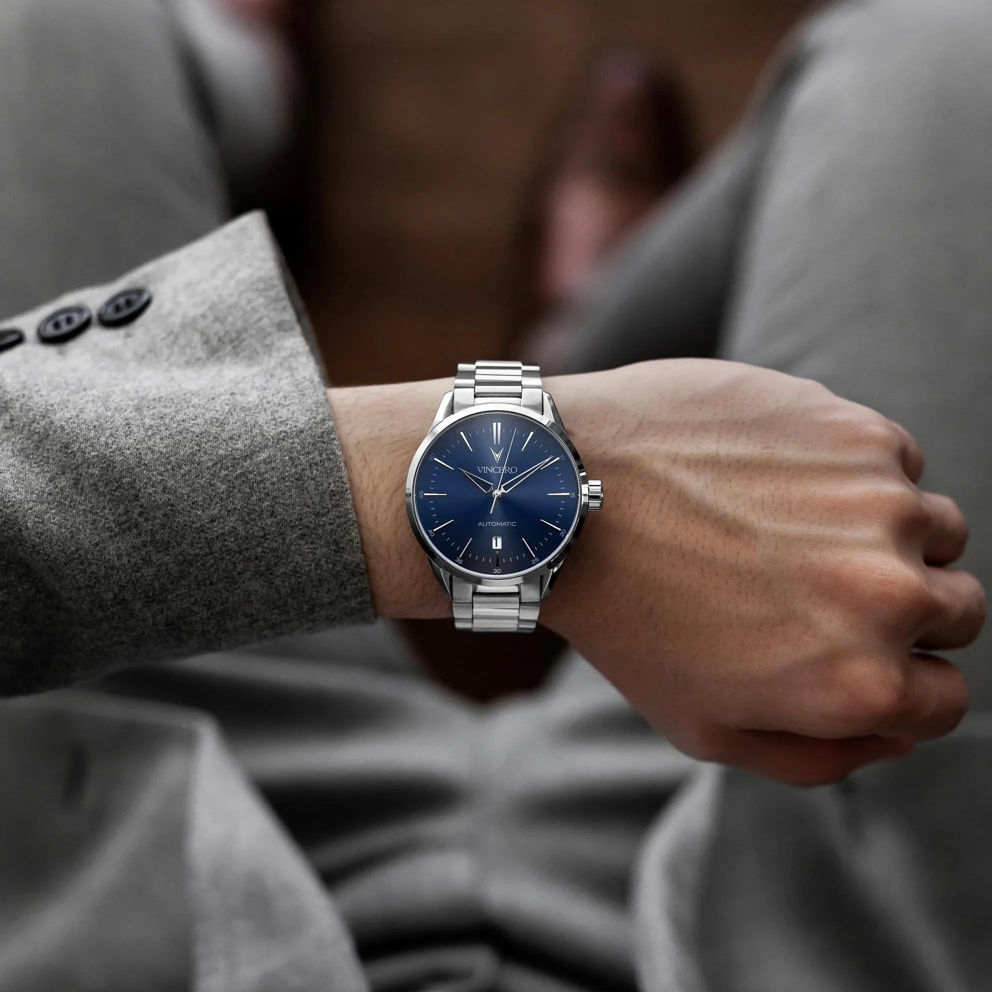 Icon Automatic - Silver/Blue