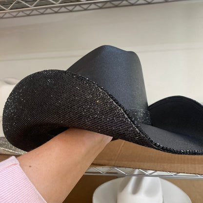 "Blacked Out" Square Style Hat - underneath brim only