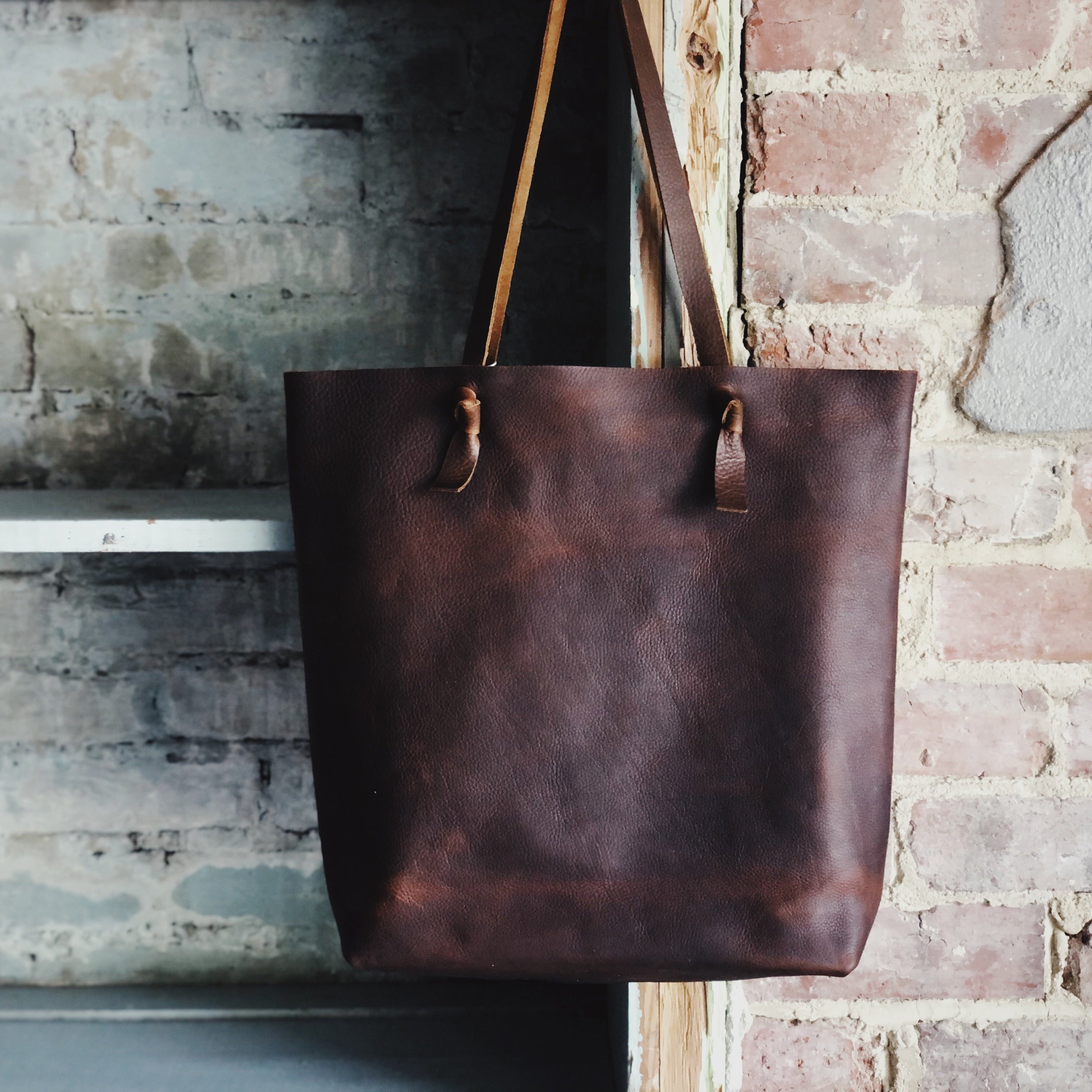 The Knotty Brown Tote Bag