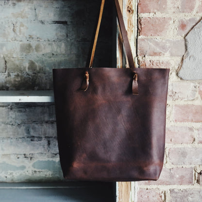 The Knotty Brown Tote Bag