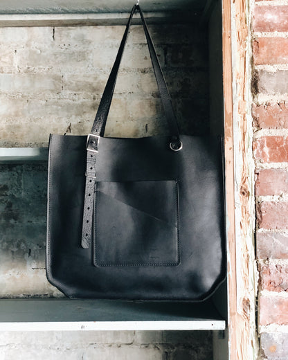 The Wander Black Tote Bag