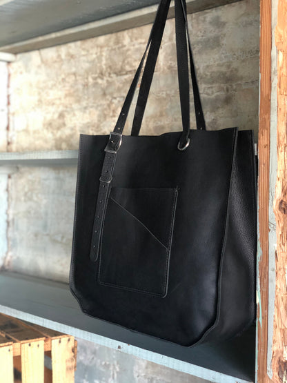 The Wander Black Tote Bag