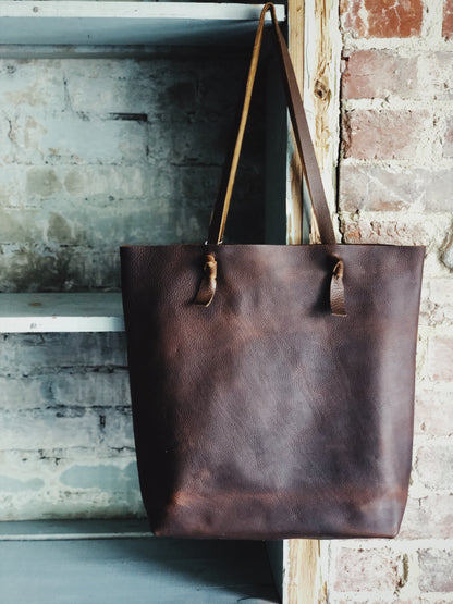 The Knotty Brown Tote Bag