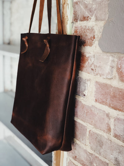 The Knotty Brown Tote Bag