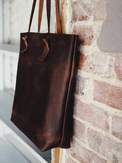 The Knotty Brown Tote Bag