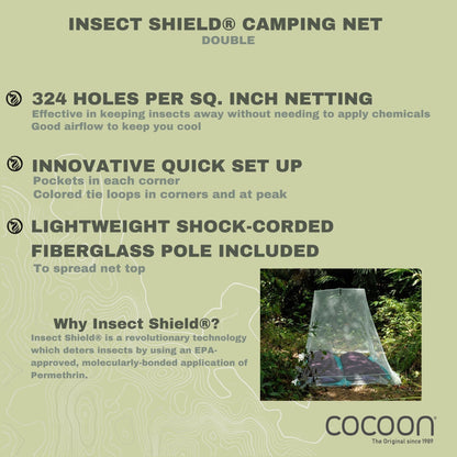 Insect Shield® Camping Net Double