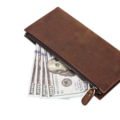 Kaycee Leather Women's Cell Phone Wallet with Strap