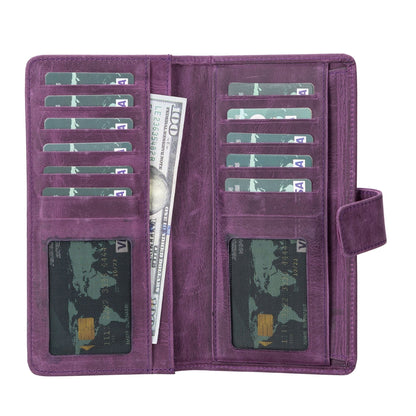 Lander Leather Phone Wallet and Multiple Card Holder for Women