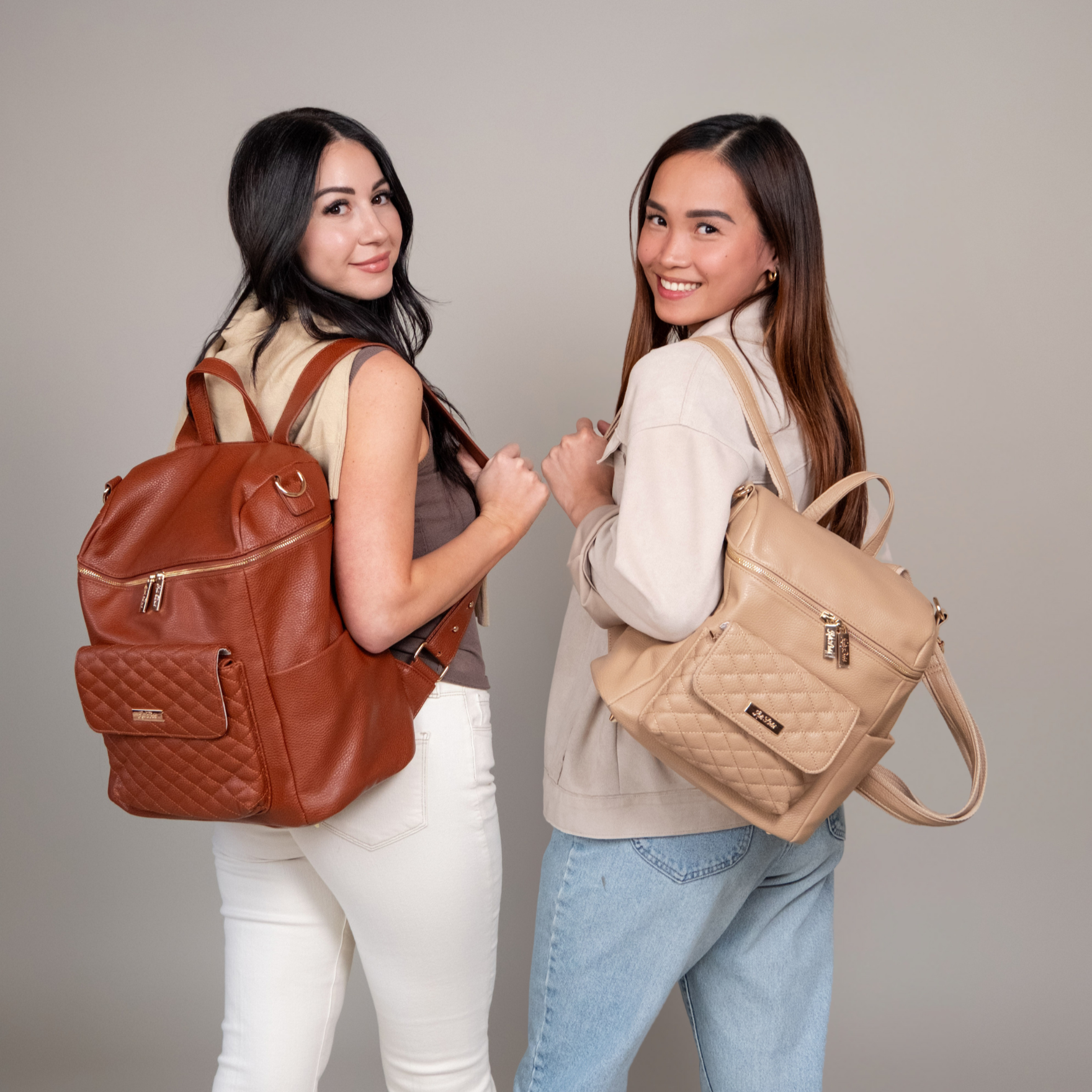 Monaco Diaper Bag | Caramel Brown