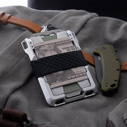 M1 MAVERICK™ TACTICAL WALLET - SINGLE POCKET RAWHIDE LEATHER