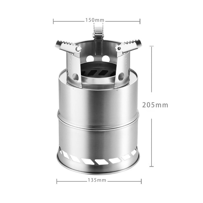 Camping Furnace Deconstructable Wood Stove