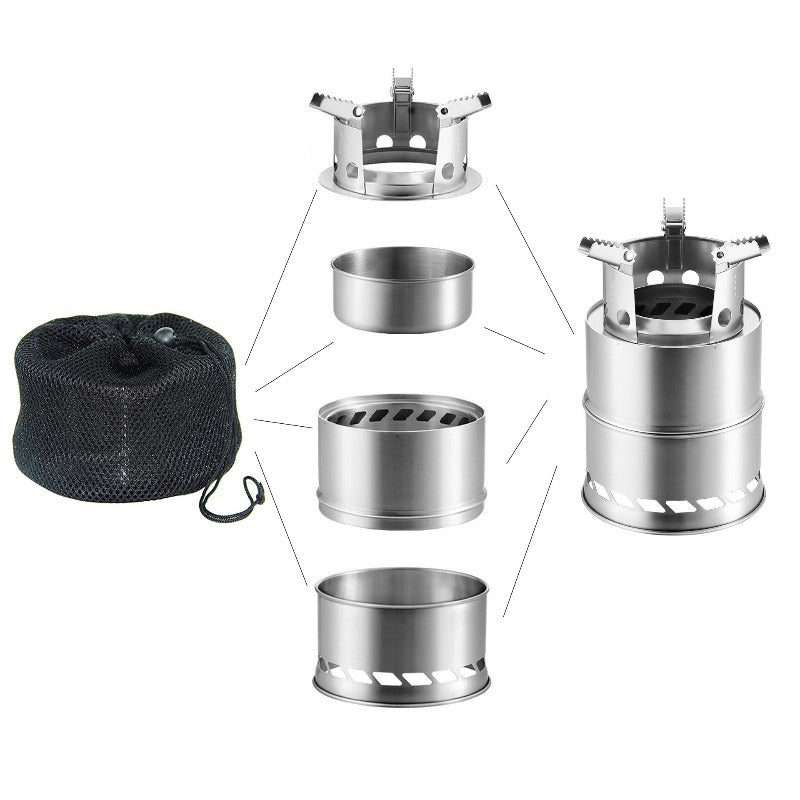 Camping Furnace Deconstructable Wood Stove