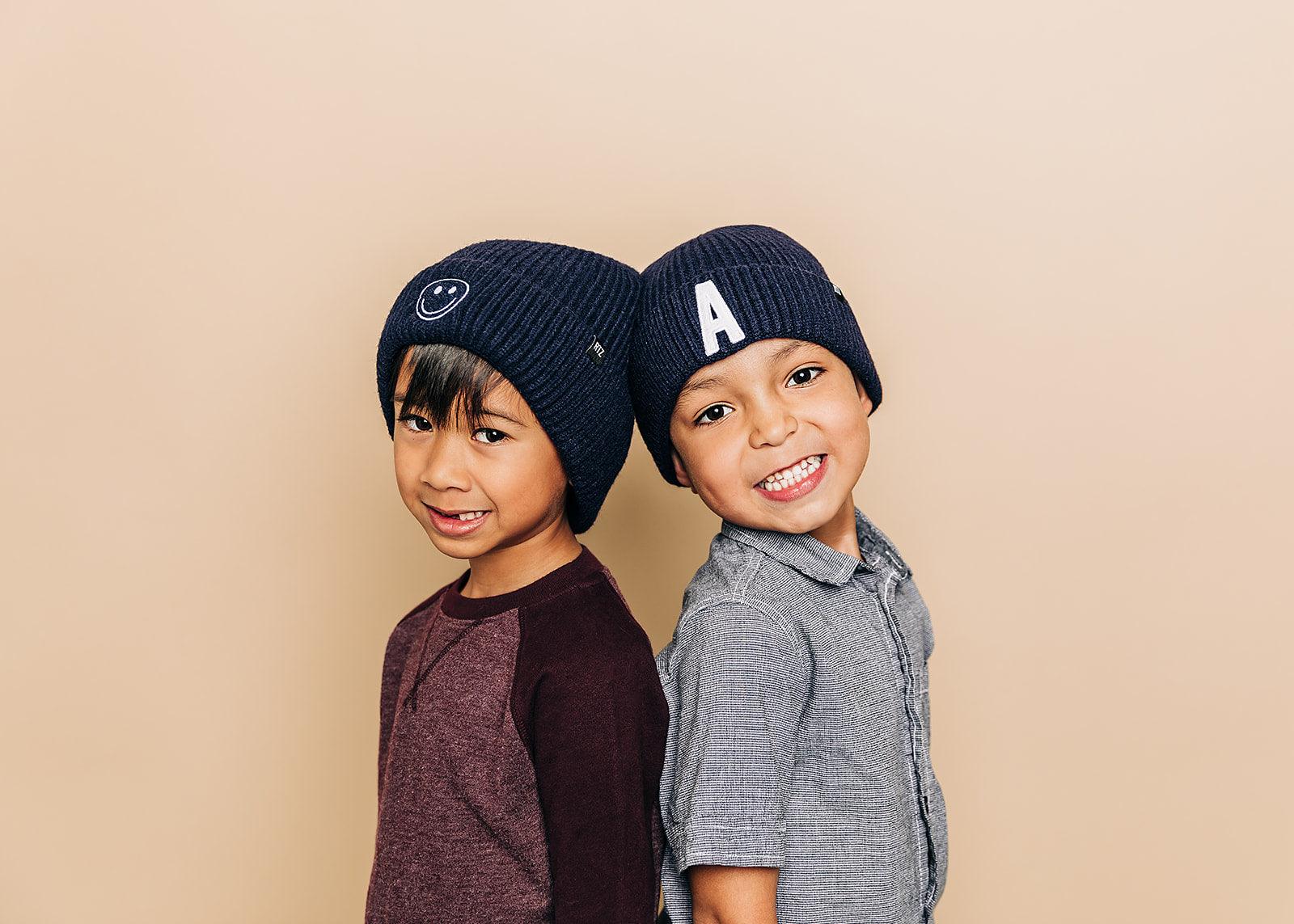 Cozy Smiley Face Knit Beanie