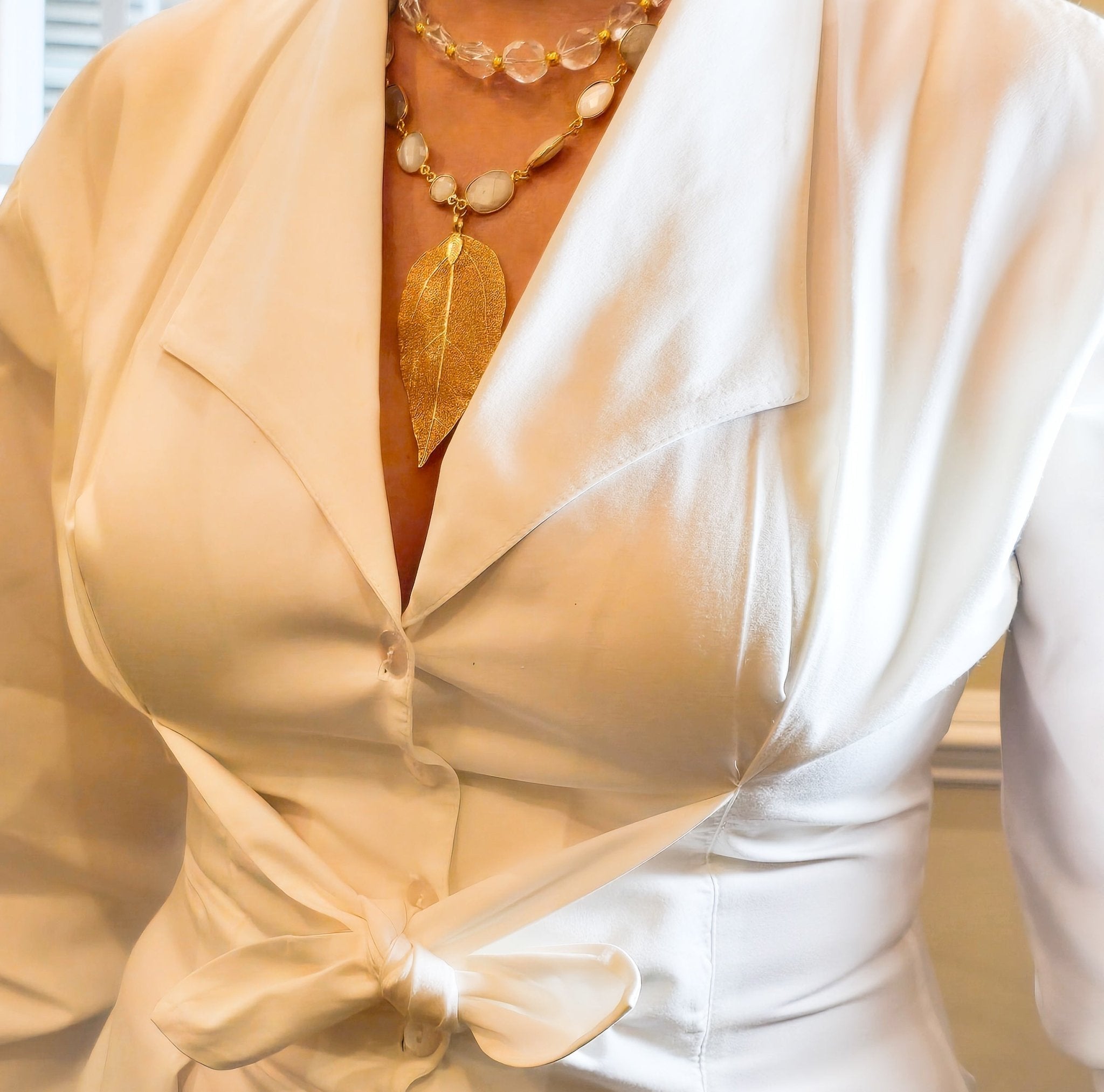 "Master Healer"| Clear Quartz and Moonstone Layered Necklace