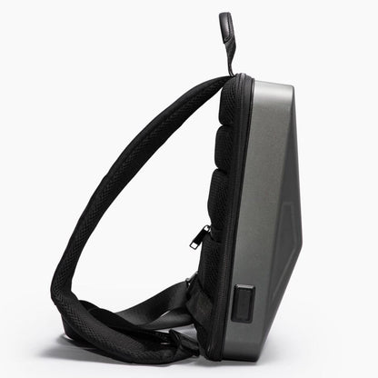 CYBER SLING: TESLA CYBERTRUCK-INSPIRED (7L, USB PORT, CROSSBODY, TSA LOCK, MESSENGER BAG)