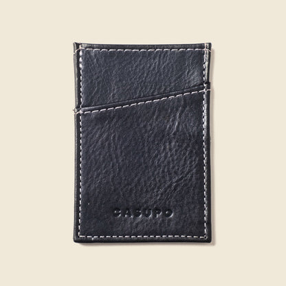 Minimalist Card Holder Wallet - Black