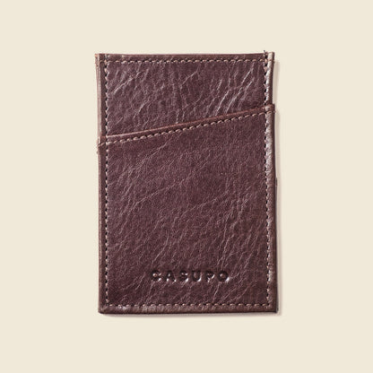 Minimalist Card Holder Wallet - Brown
