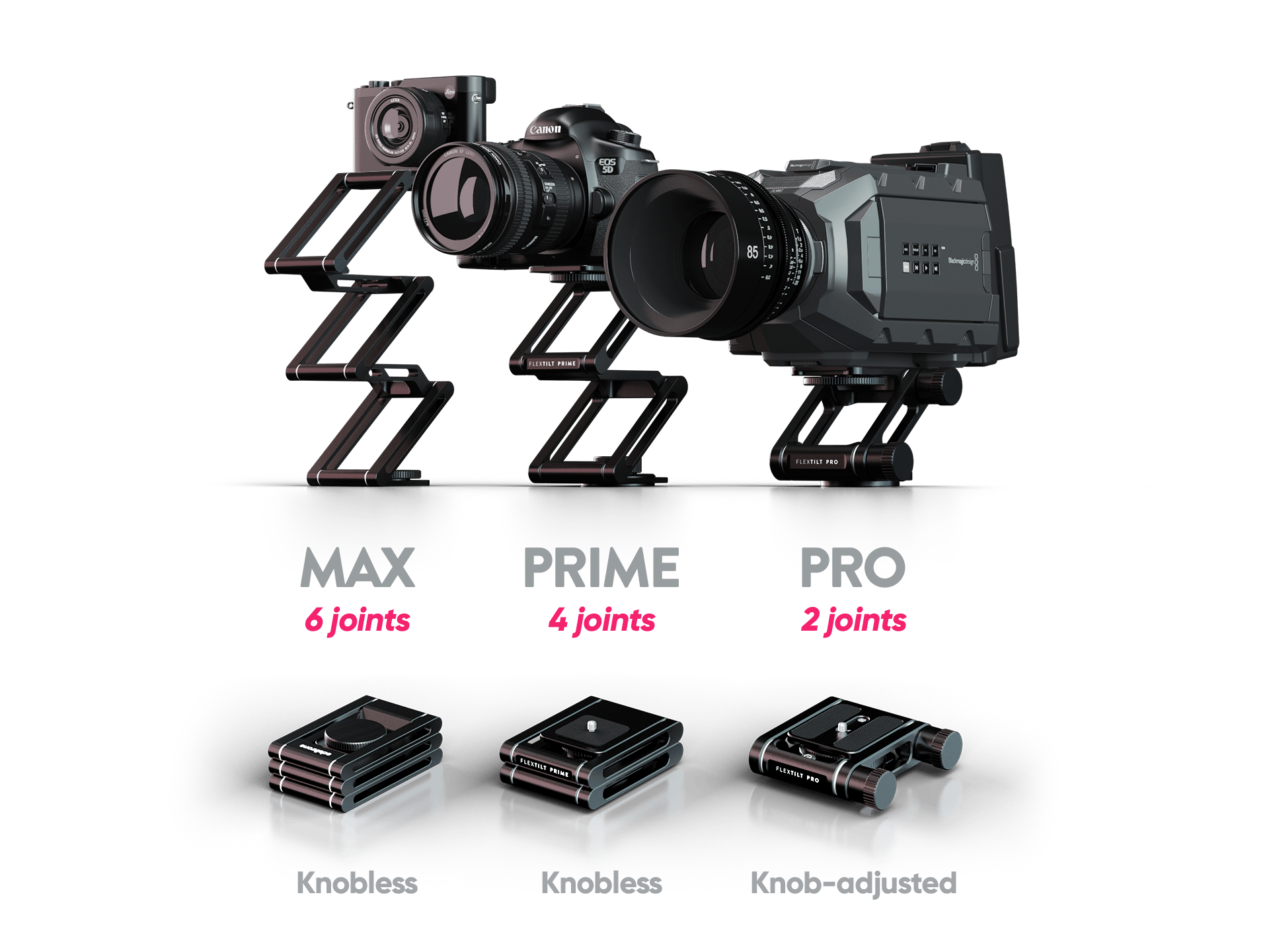 FlexTILT Camera Stand / Tripod Head