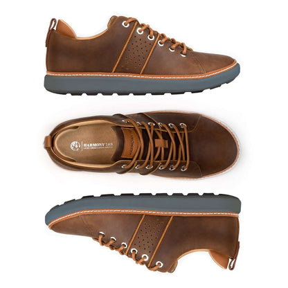 Classic Walker Grounding Shoes • Brown and Grey Leather