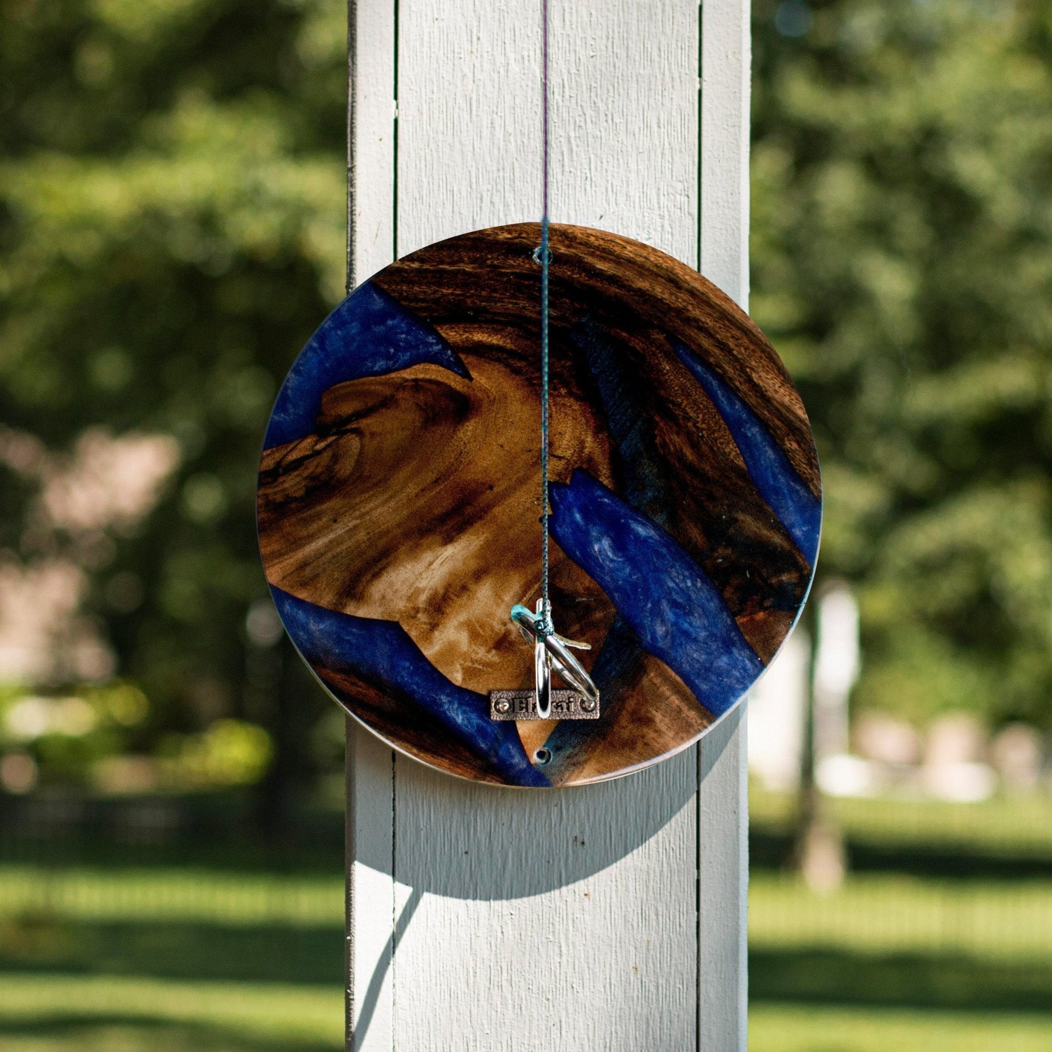 Ocean Acacia Wood Hook and Ring Toss Game