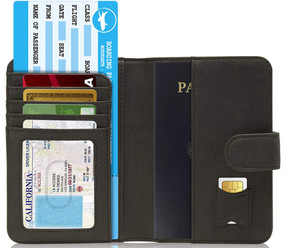 Vegan Leather Passport Holder