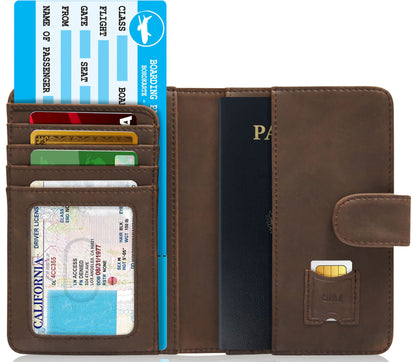 Vegan Leather Passport Holder