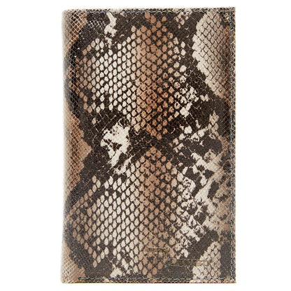 Leather Snakeskin Passport Holder