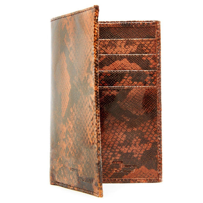 Leather Snakeskin Passport Holder