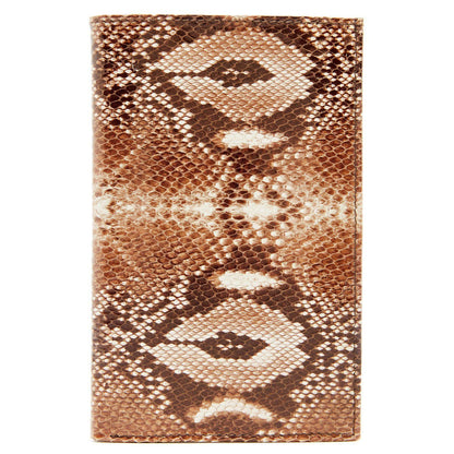 Leather Snakeskin Passport Holder