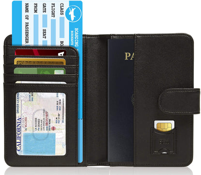 Vegan Leather Passport Holder